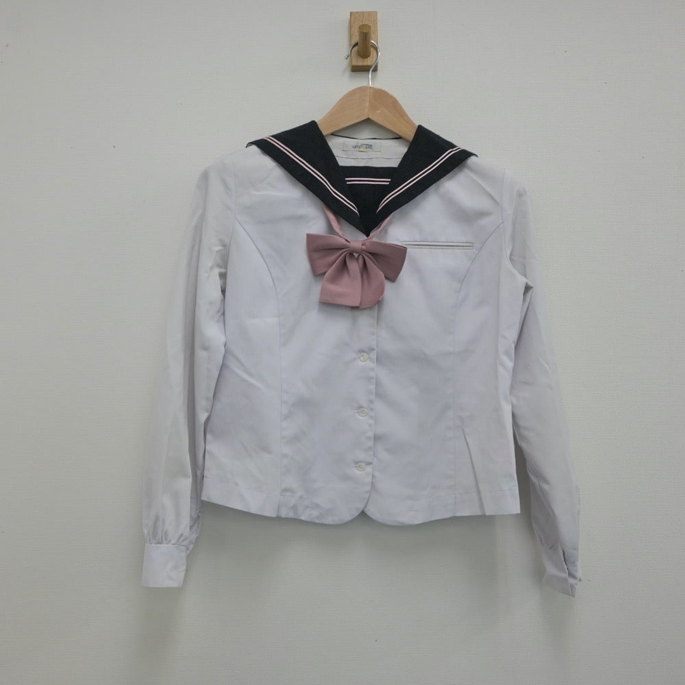 【中古】広島県 瀬戸内高等学校 女子制服 4点（ブレザー・セーラー服・スカート）sf016279