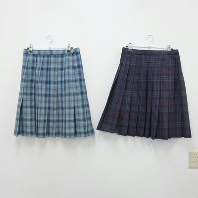 【中古】北海道 旭川西高等学校 女子制服 2点（スカート）sf016282