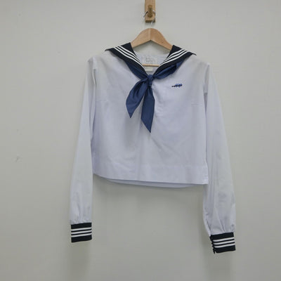 【中古】広島県 広島皆実高等学校 女子制服 3点（セーラー服・スカート）sf016287