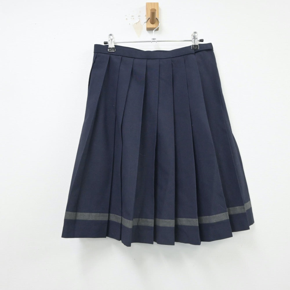 【中古】千葉県 千葉北高等学校 女子制服 2点（シャツ・スカート）sf016292