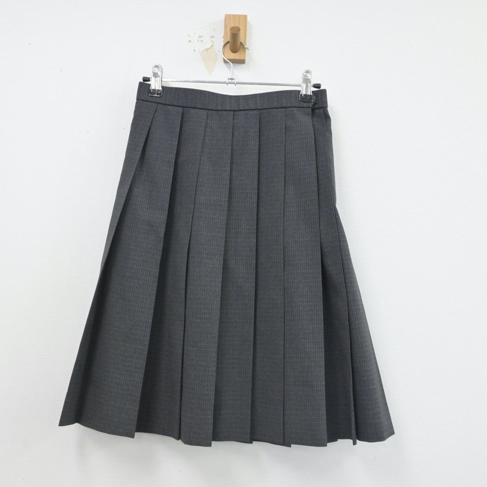 【中古】奈良県 天理教校学園高等学校 女子制服 3点（シャツ・ニットベスト・スカート）sf016309