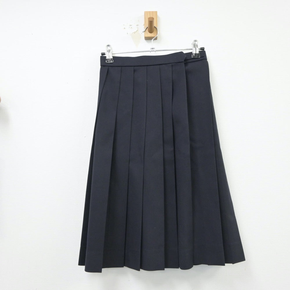 【中古】北海道 帯広大谷高等学校 女子制服 2点（ベスト・スカート）sf016311