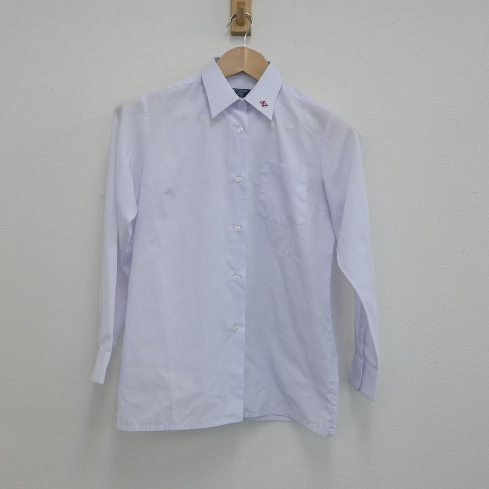 【中古】岡山県 津山東高等学校 女子制服 2点（シャツ）sf016323