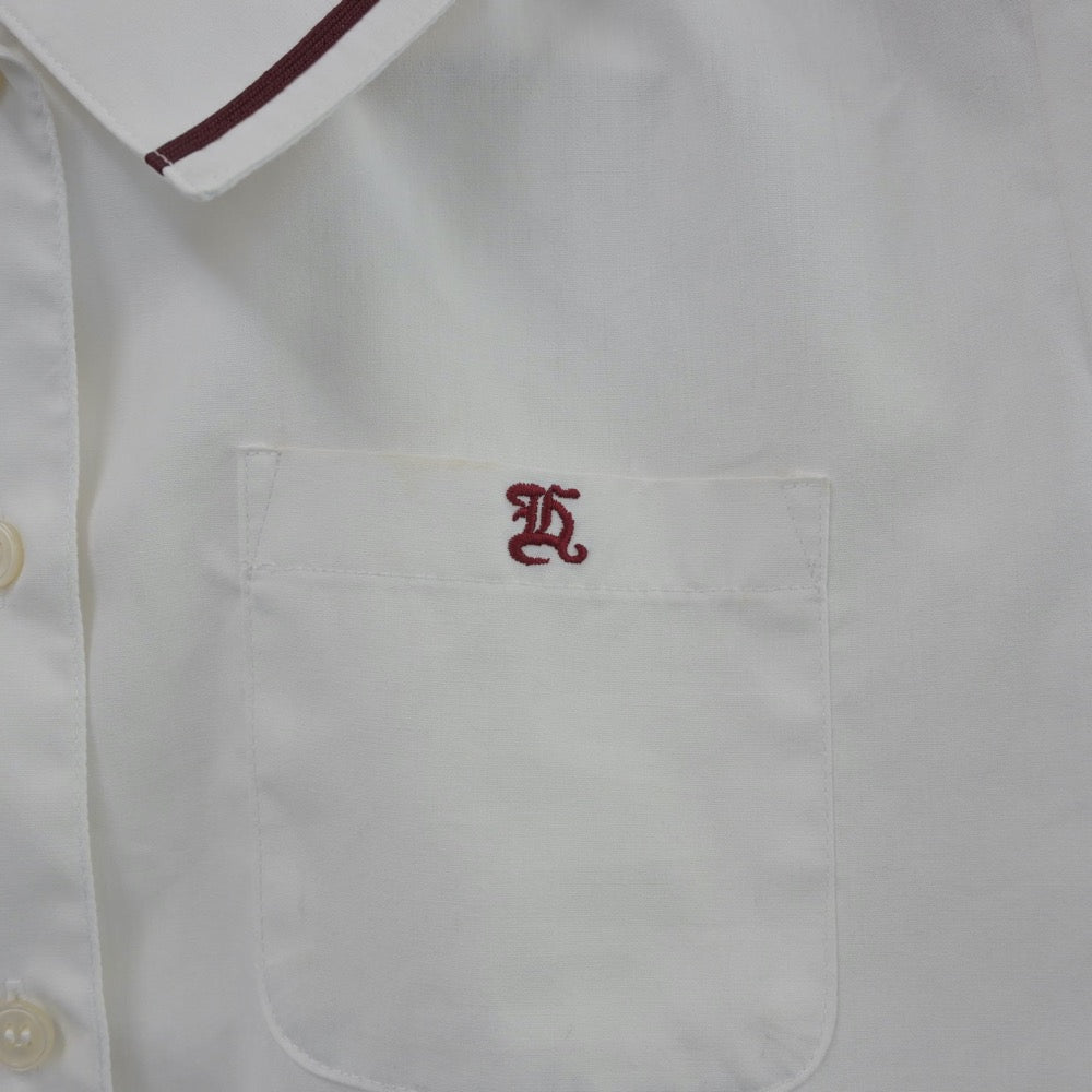 【中古】岡山県 津山東高等学校 女子制服 2点（シャツ）sf016323