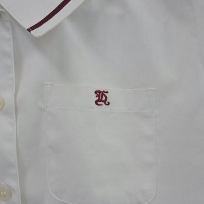 【中古】岡山県 津山東高等学校 女子制服 2点（シャツ）sf016323