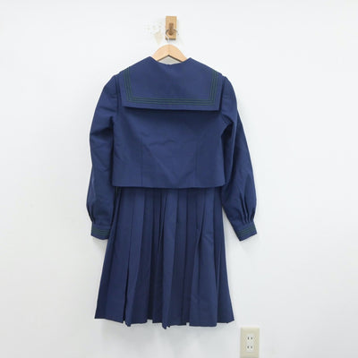 【中古】千葉県 八街南中学校 女子制服 3点（セーラー服・スカート）sf016329