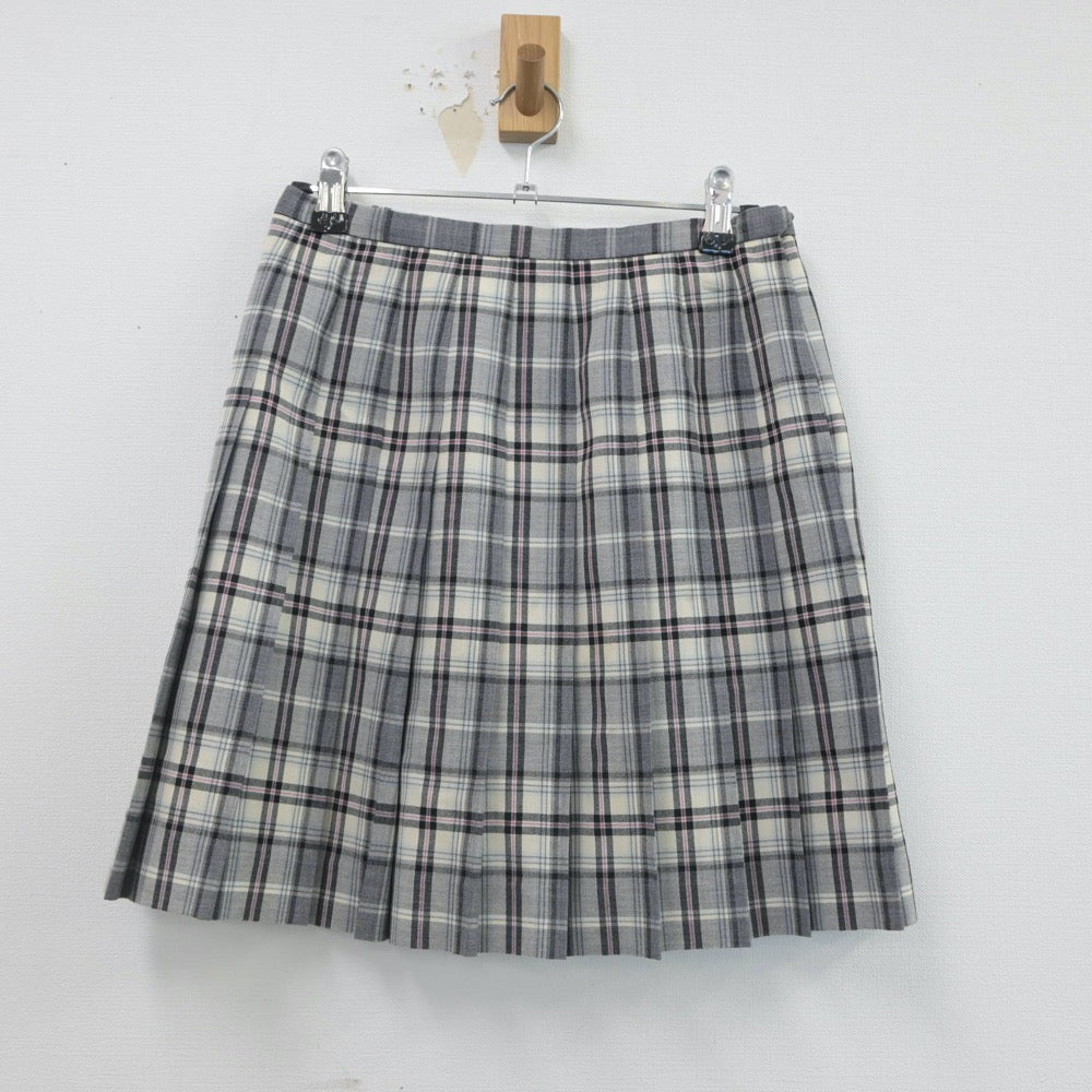 【中古】東京都 昭和高等学校 女子制服 3点（ニットベスト・スカート）sf016333