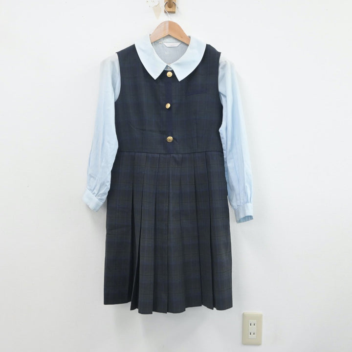 中古制服】熊本県 熊本国府高等学校 女子制服 3点（シャツ・ジャンパースカート）sf016340【リサイクル学生服】 | 中古制服通販パレイド