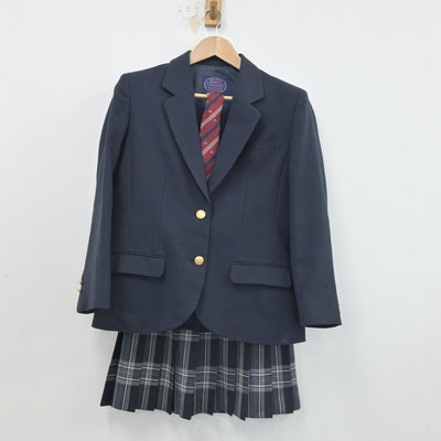 【中古】東京都 昭和高等学校 女子制服 4点（ブレザー・スカート・スカート）sf016342