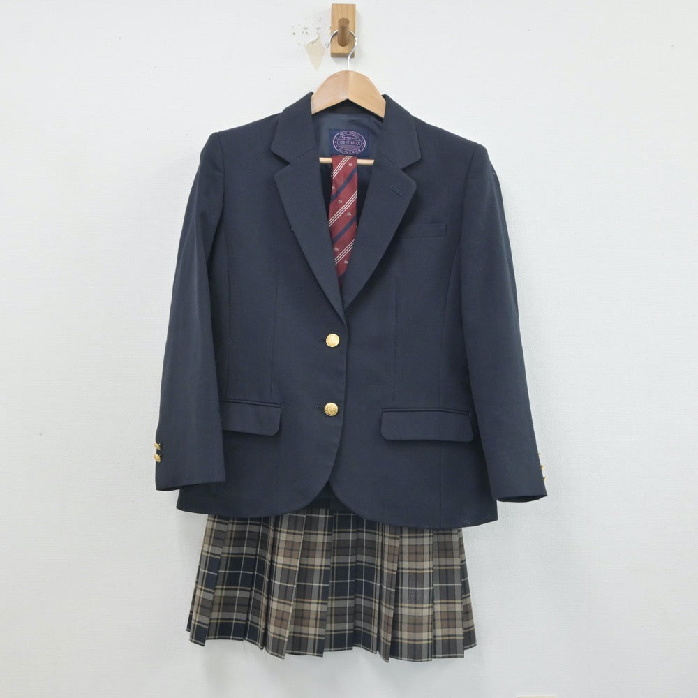 【中古】東京都 昭和高等学校 女子制服 4点（ブレザー・スカート・スカート）sf016342