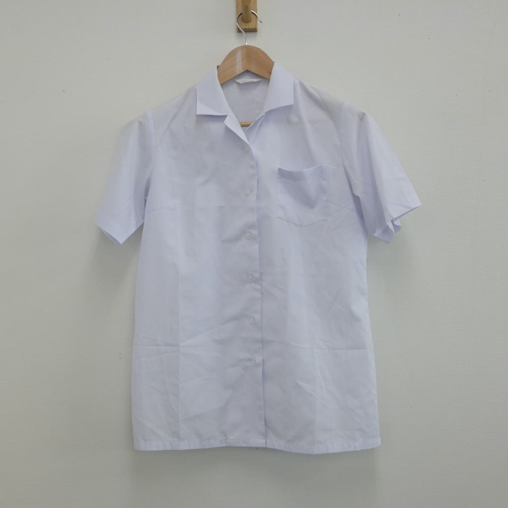 【中古】新潟県 新潟商業高等学校 女子制服 3点（シャツ・スカート）sf016353