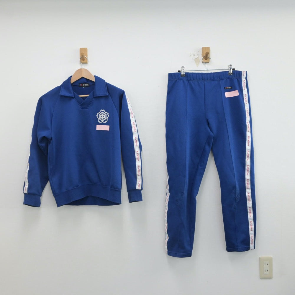 【中古】新潟県 亀田中学校 女子制服 2点（ジャージ 上・ジャージ 下）sf016354