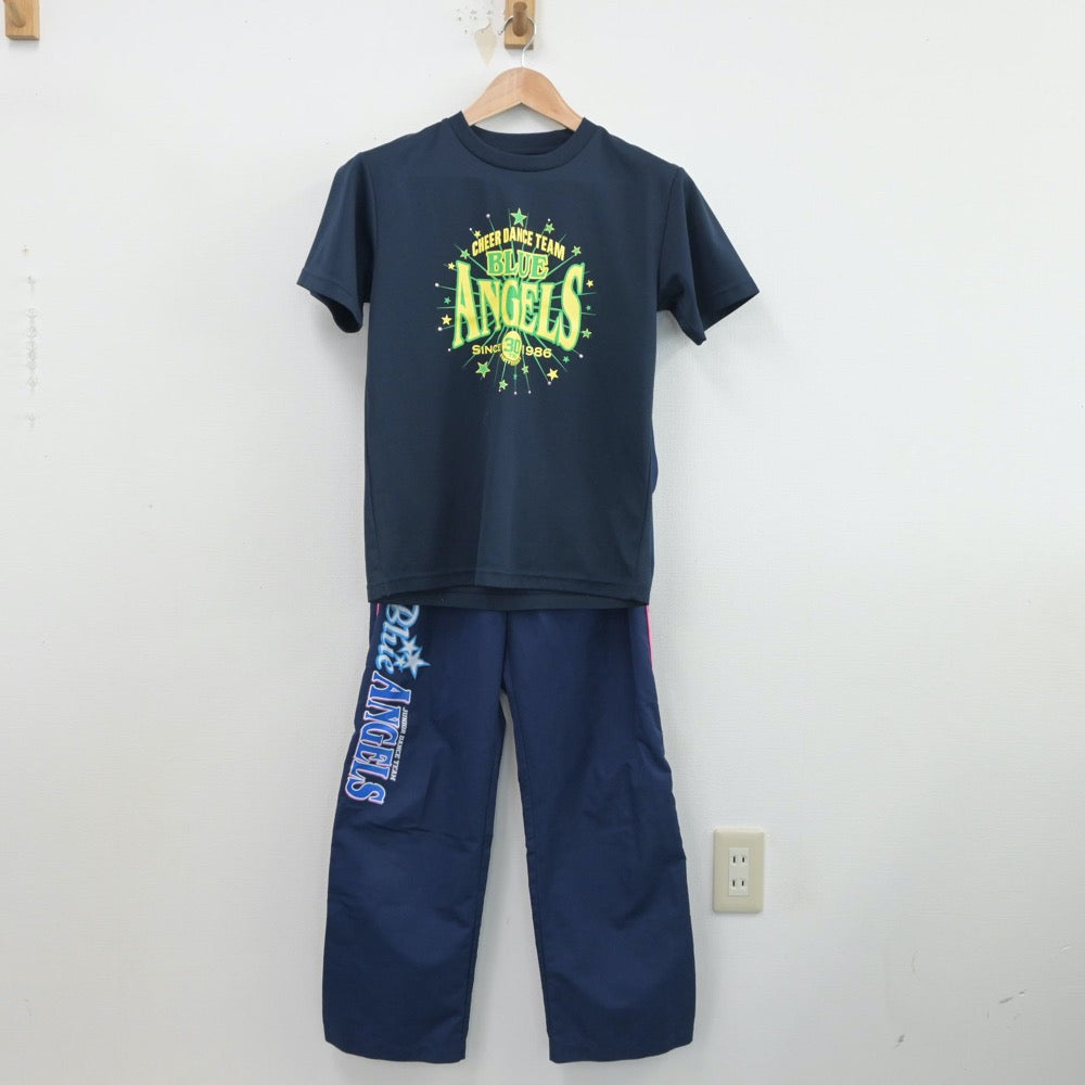 【中古】神奈川県 玉川中学校/チアユニフォーム 女子制服 4点（部活ユニフォーム 上下）sf016356