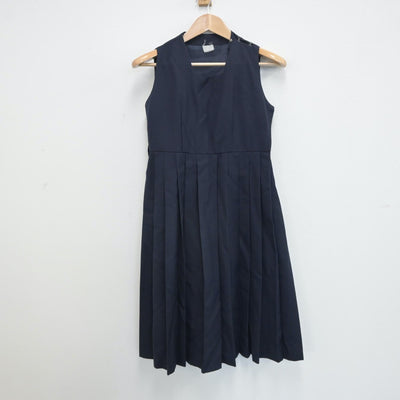 【中古】東京都 江東区立深川第一中学校 女子制服 2点（セーラー服・ジャンパースカート）sf016369