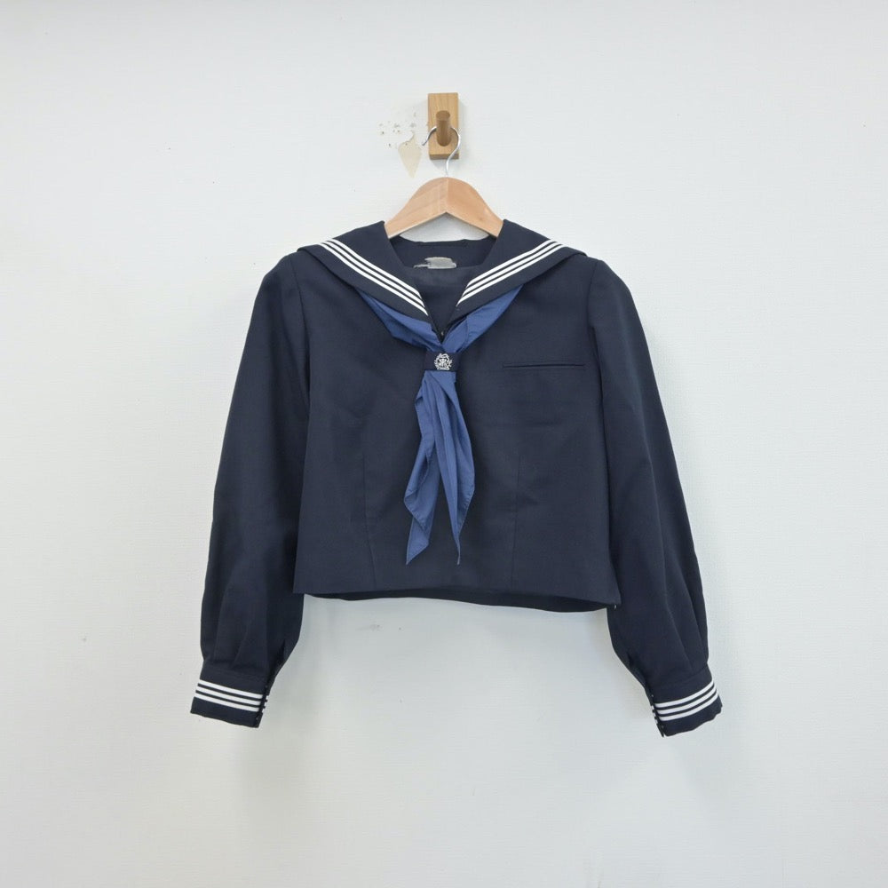 中古制服】東京都 江東区立深川第一中学校 女子制服 2点（セーラー服・ジャンパースカート）sf016369【リサイクル学生服】 | 中古制服通販パレイド