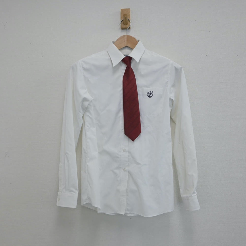 【中古】神奈川県 カリタス女子中学高等学校中等部 女子制服 3点（シャツ・ニット）sf016377