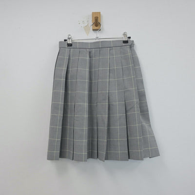 【中古】東京都 中央大学附属中学校 女子制服 2点（ニット・スカート）sf016395