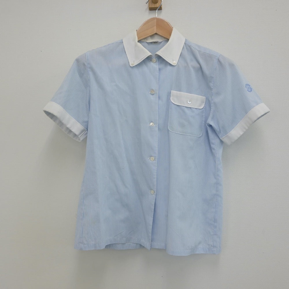 【中古】愛媛県 松山東雲高等学校 女子制服 2点（シャツ・ニットベスト）sf016402