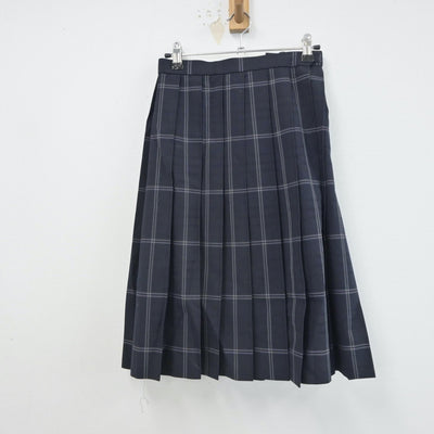 【中古】兵庫県 兵庫県立神戸鈴蘭台高等学校 女子制服 4点（シャツ・ニットベスト・スカート）sf016405