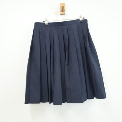 【中古】栃木県 足利市立第二中学校 女子制服 3点（ベスト・スカート）sf016406