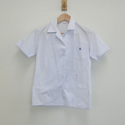 【中古】徳島県 徳島市立高等学校 女子制服 3点（シャツ・スカート）sf016410