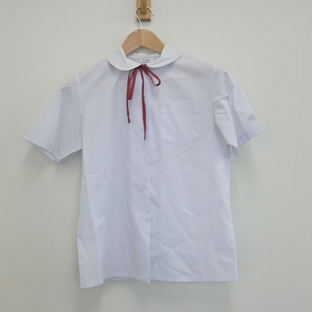 【中古】徳島県 鳴門教育大学附属中学校 女子制服 3点（シャツ・ジャンパースカート）sf016416