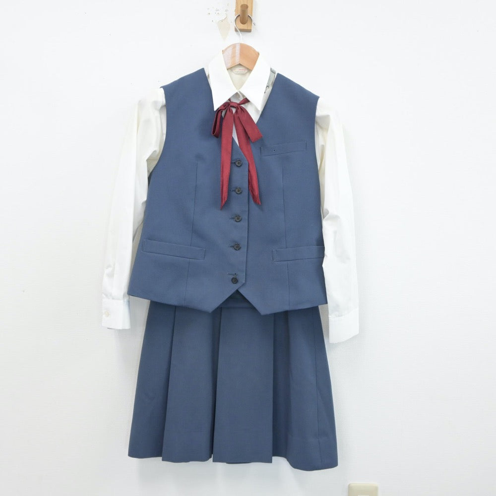 中古制服】奈良県 高円高等学校 女子制服 5点（ブレザー・シャツ・ベスト・スカート）sf016421【リサイクル学生服】 | 中古制服通販パレイド