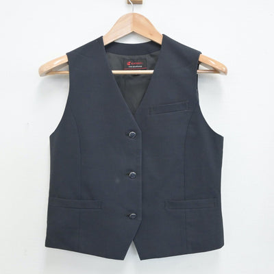 【中古】東京都 国分寺市立第五中学校 女子制服 2点（ベスト・スカート）sf016425