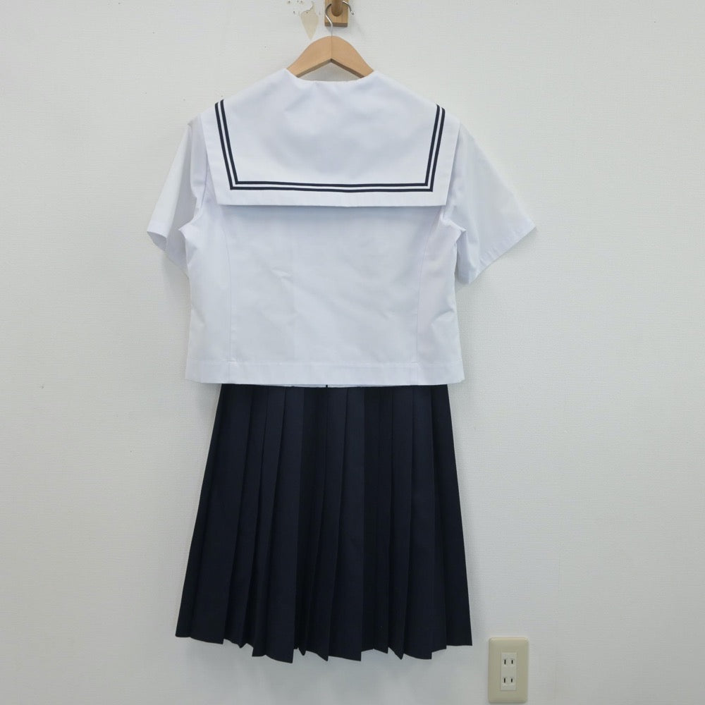 中古制服】愛知県 豊田市上郷中学校 女子制服 3点（セーラー服