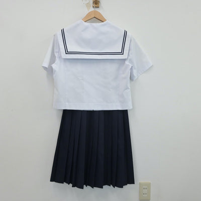 【中古】愛知県 豊田市上郷中学校 女子制服 3点（セーラー服・スカート）sf016432