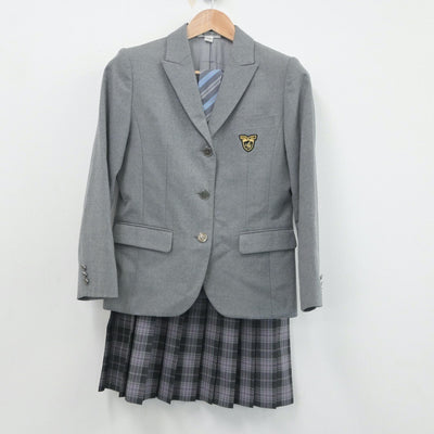 【中古】埼玉県 淑徳高等学校 女子制服 6点（ブレザー・スカート）sf016440