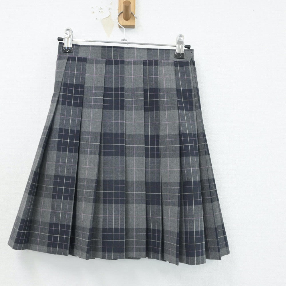 【中古】神奈川県 日本大学高等学校 女子制服 3点（シャツ・ニットベスト・スカート）sf016456