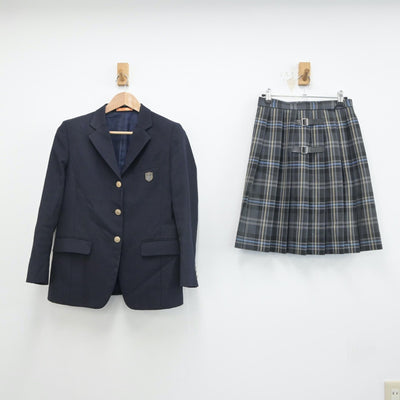 【中古】東京都 拓殖大学第一高等学校 女子制服 3点（ブレザー・ニット・スカート）sf016461