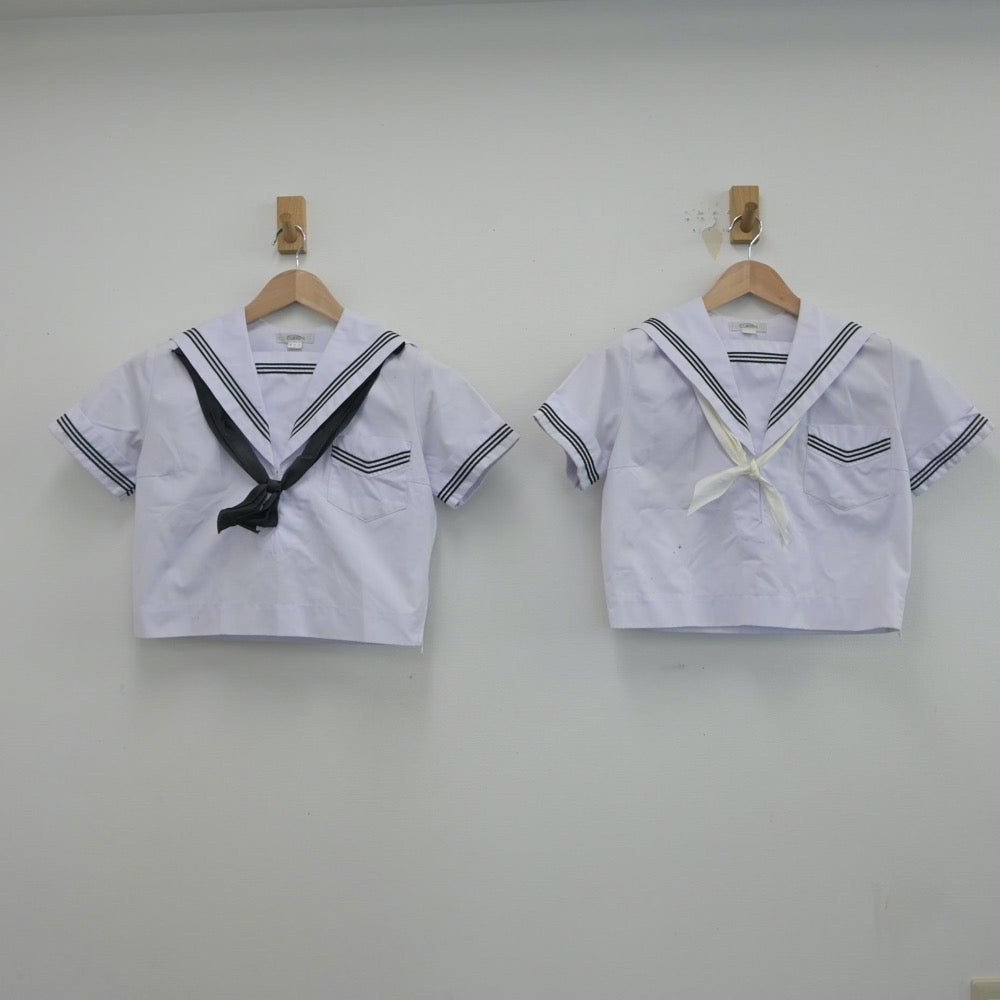 【中古】大阪府 清水谷高等学校 女子制服 4点（セーラー服）sf016467