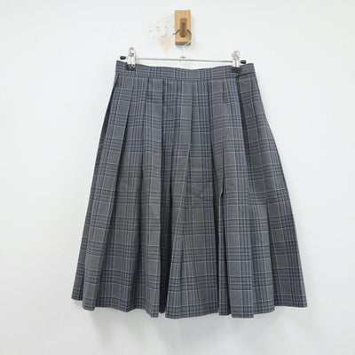 【中古】東京都 明治大学付属中野八王子高等学校 女子制服 2点（シャツ・スカート）sf016485