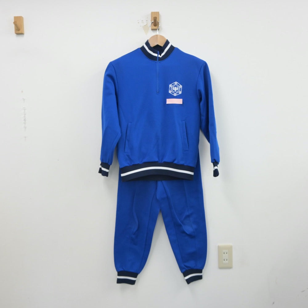 【中古】新潟県 弥彦中学校 女子制服 2点（ジャージ 上・ジャージ 下）sf016494