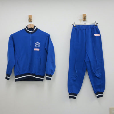 【中古】新潟県 弥彦中学校 女子制服 2点（ジャージ 上・ジャージ 下）sf016494