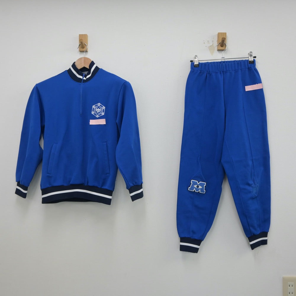 【中古】新潟県 弥彦中学校 女子制服 2点（ジャージ 上・ジャージ 下）sf016495