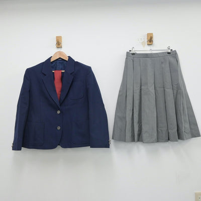 【中古】茨城県 水戸桜ノ牧高等学校 女子制服 4点（ブレザー・ニット・スカート）sf016502