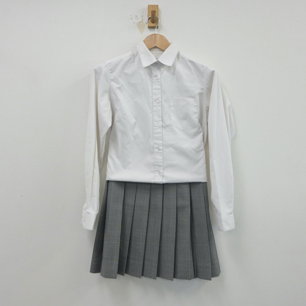 【中古】神奈川県 桐光学園高等学校 女子制服 4点（ブレザー・シャツ・ベスト・スカート）sf016504