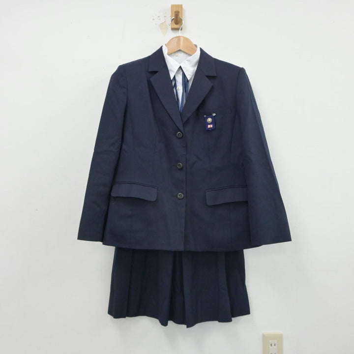 【中古制服】福岡県 筑紫高等学校 女子制服 5点（ブレザー・シャツ・スカート）sf016508【リサイクル学生服】 | 中古制服通販パレイド