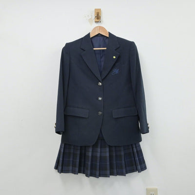 【中古】福島県 福島明成高等学校 女子制服 5点（ブレザー・スカート）sf016513