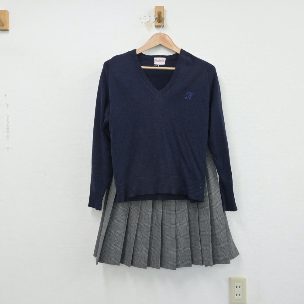 中古制服】大阪府 近畿大学附属高等学校 女子制服 4点（ブレザー・スカート・ニット）sf016518【リサイクル学生服】 | 中古制服通販パレイド