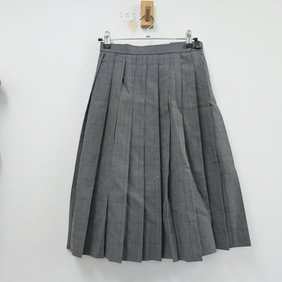 【中古】大阪府 近畿大学附属高等学校 女子制服 3点（ニットベスト・スカート）sf016519