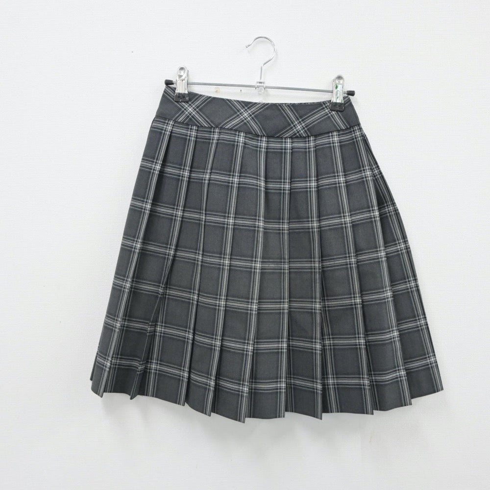 【中古】東京都 実践学園中学高等学校 女子制服 3点（シャツ・ニットベスト・スカート）sf016535