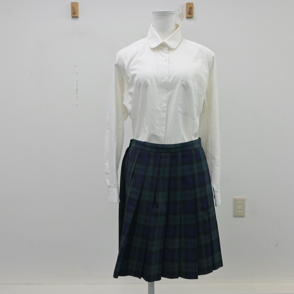 【中古】宮城県 仙台育英学園高等学校 女子制服 5点（ブレザー・シャツ・ニット・スカート）sf016538