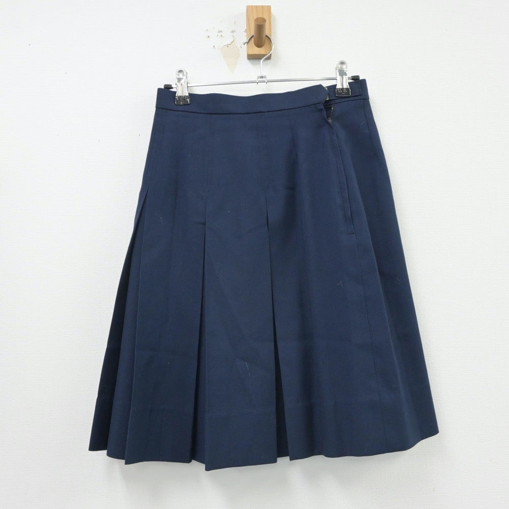 【中古】神奈川県 光丘中学校 女子制服 2点（ベスト・スカート）sf016542