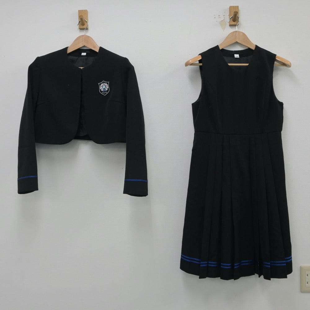 【中古】東京都 瀧野川女子学園高等学校 女子制服 2点（ブレザー・ジャンパースカート）sf016546