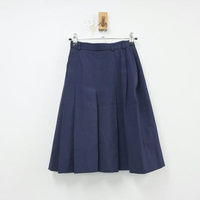 【中古】東京都 青稜高等学校 女子制服 3点（シャツ・スカート）sf016551