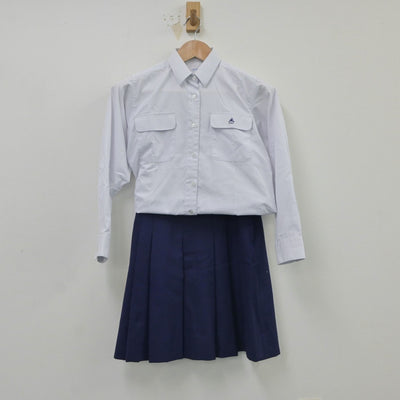 【中古】東京都 青稜高等学校 女子制服 5点（ブレザー・シャツ・ニット・スカート）sf016552